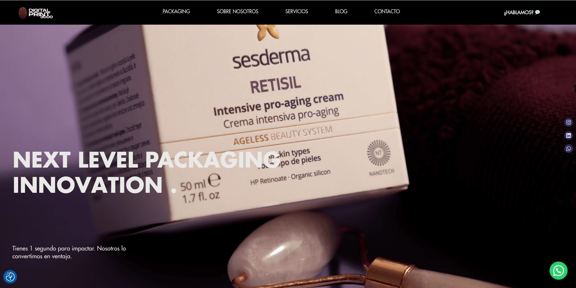 Digital Print 3000 — Web · Diseño · SEO · Verso Productions Valencia