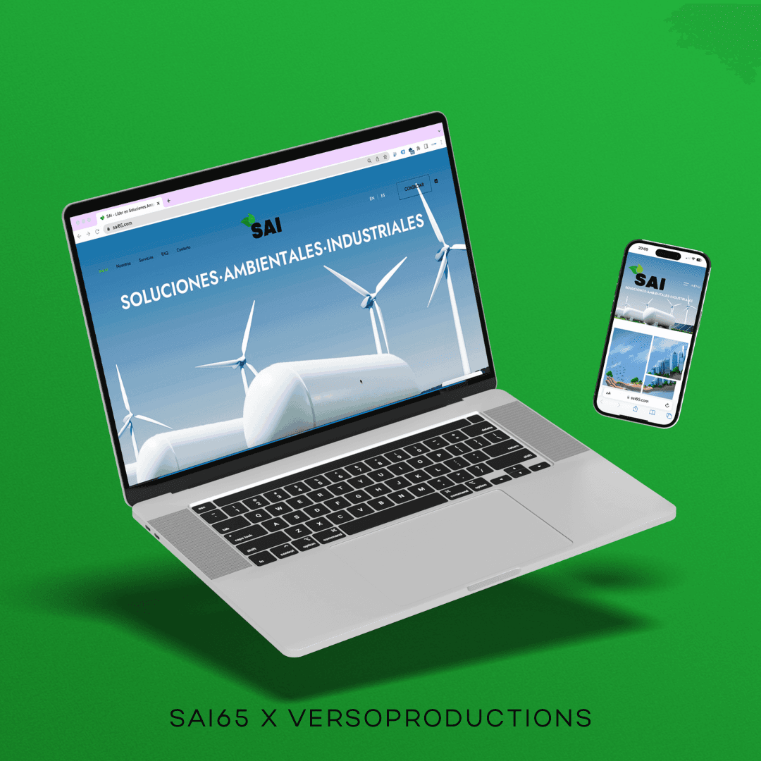 SAI Soluciones Ambientales — Web · Diseño · SEO · Verso Productions Valencia
