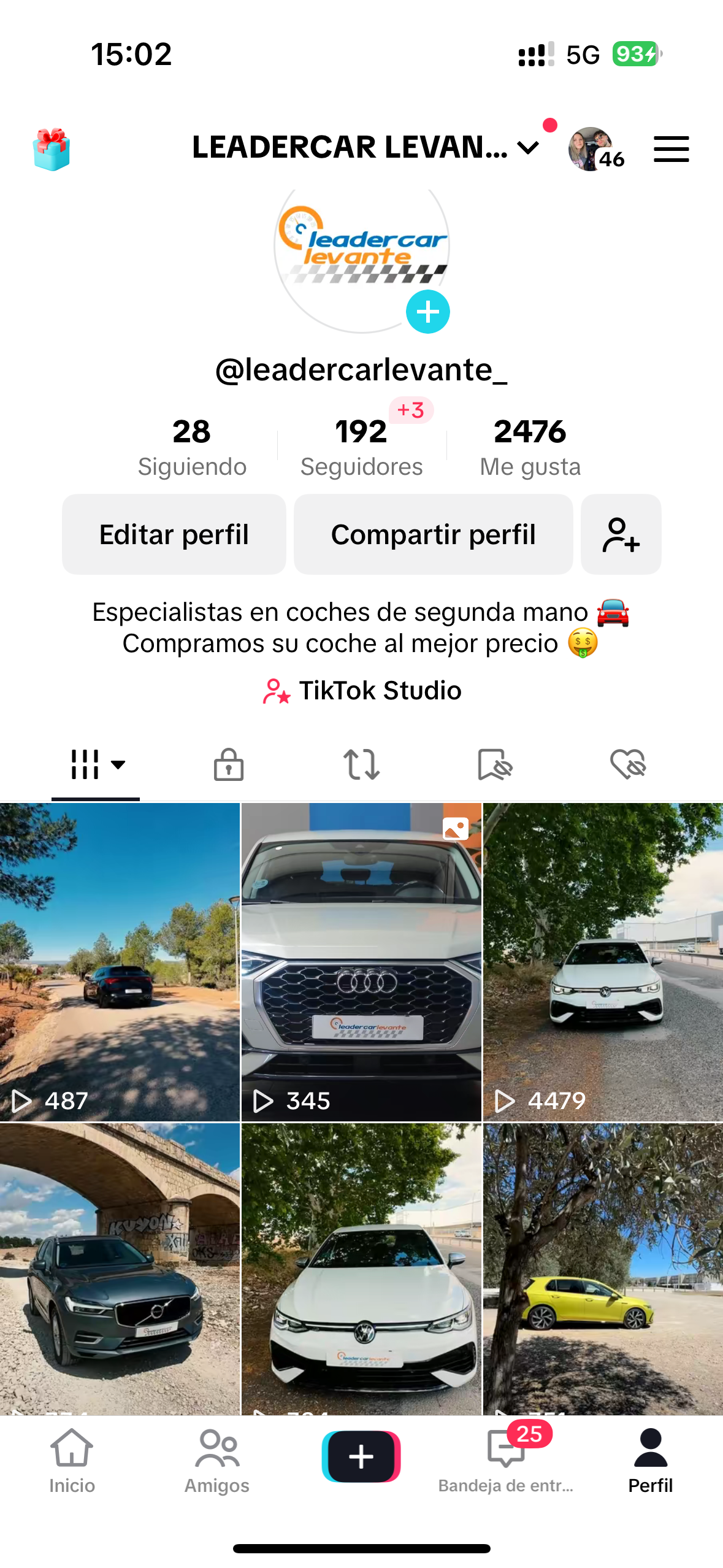 Leadercar Garage — Gestión de RRSS y vídeo en TikTok (1)