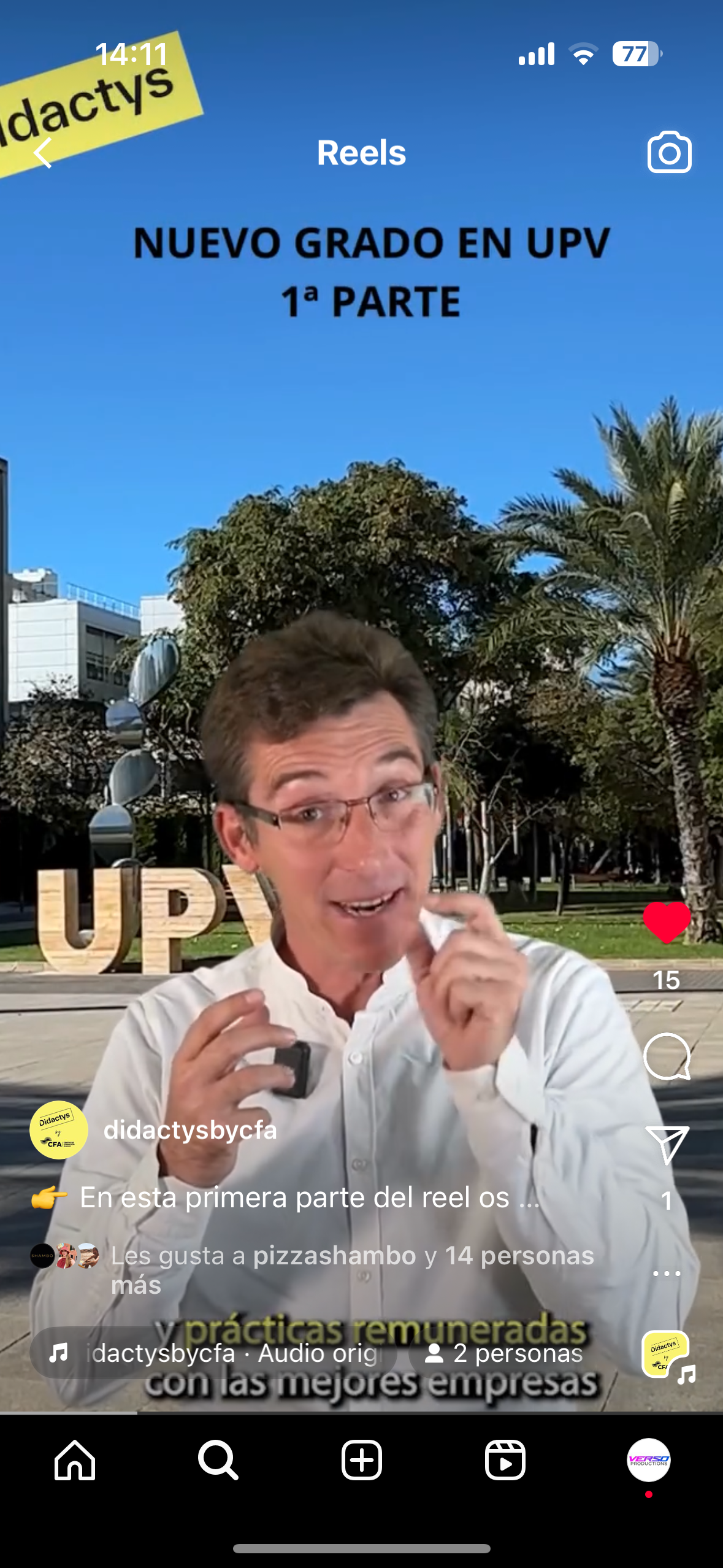 UPV – Curso SEAMIC — Gestión de reels para Instagram y TikTok (1)